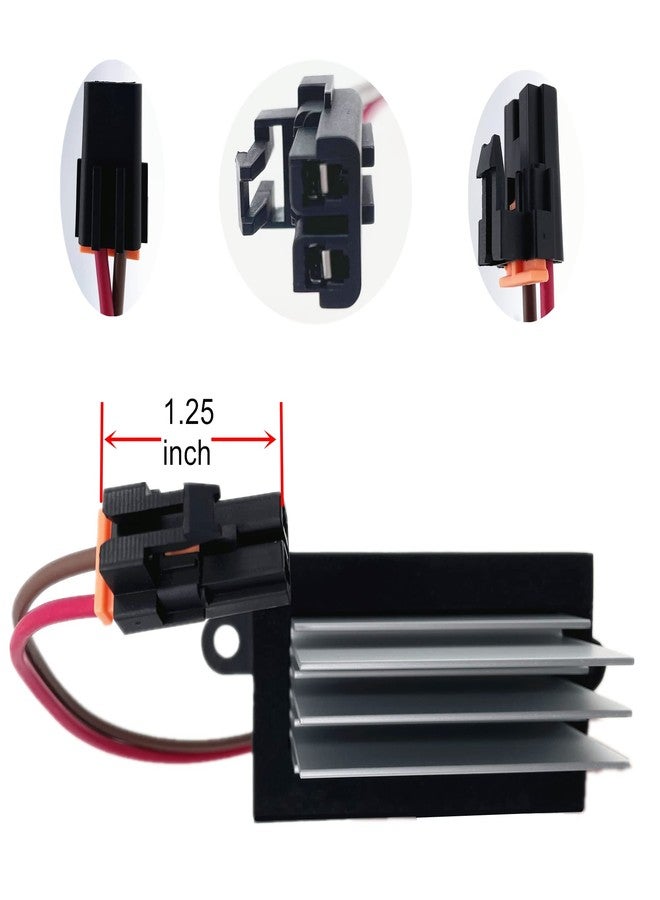 LDCRE Blower Motor Resistor Heater Fan Control Module fit for Hummer H2 2003-2007 Replace 19331830 19329838 89023355 93803637 88986529 15-80388 15-80655 15-80911 19331830 3GSH-19E624-CA 4GSH-19E624-AA - Image 5